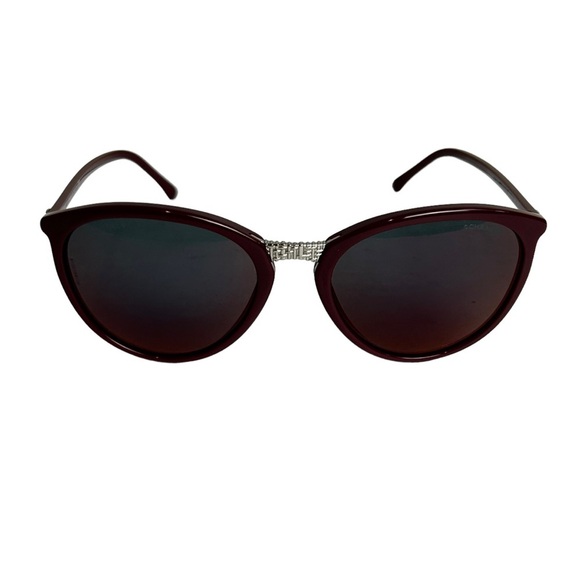 Chanel Red Butterfly Sunglasses with case red CC logo - Picture 7 of 14